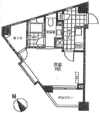 ベルファース麻布仙台坂103の間取り