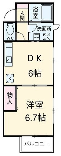 ノイシュタット202の間取り