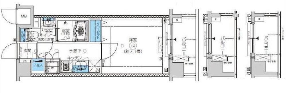 フェニシア学芸大学207の間取り