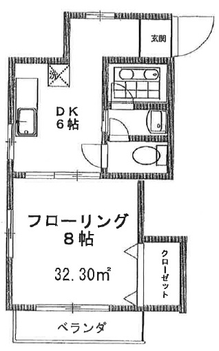 フォーレスト三宿202の間取り