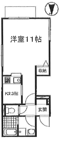 HEBEL MAISON 自由空間(ヘーベルメゾン自由空間)102の間取り