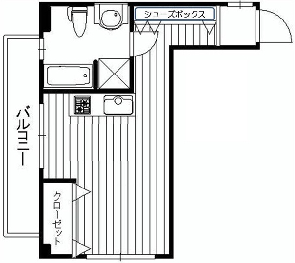 モアナハウス203の間取り