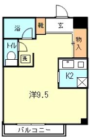 エヌズフラッツ202の間取り