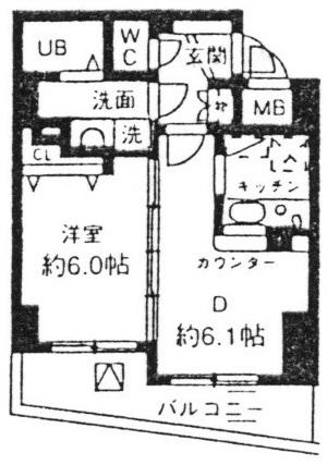 シルフィード南平台C-405の間取り