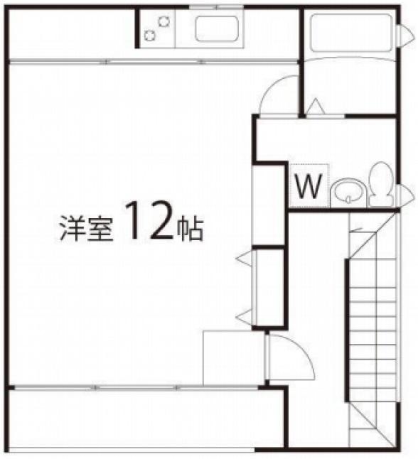 リースランド広尾2階の間取り