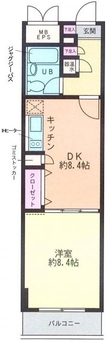 ラ・レジダンス・ド・白金台602の間取り