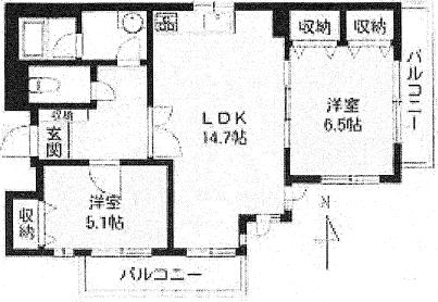 メゾンアピス202の間取り