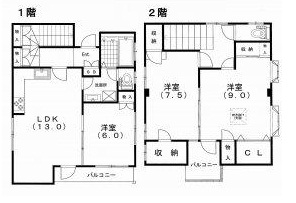 ウィル東山4Fの間取り