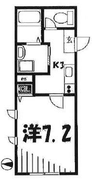 シャンベール101の間取り