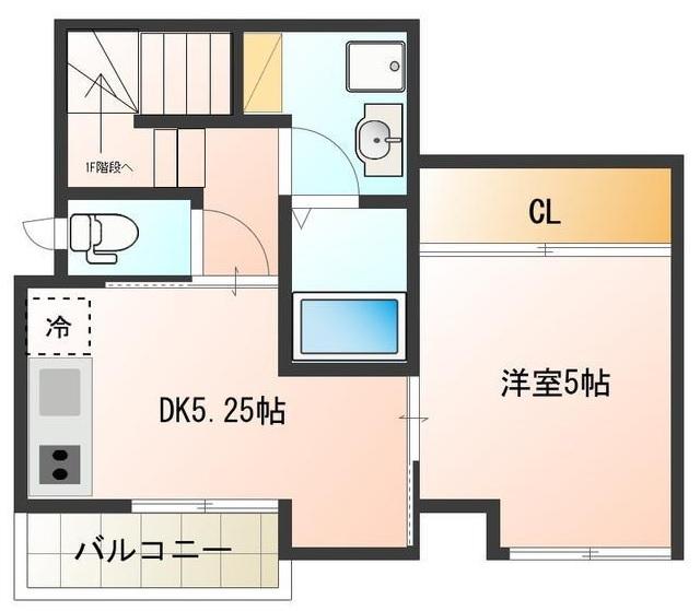 Casa Bruno駒沢203の間取り