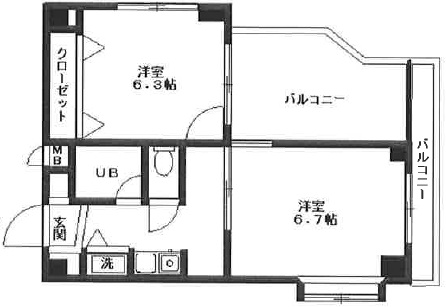 マモール401の間取り