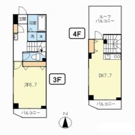 DC代沢304の間取り