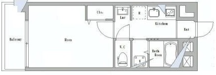 ニュー白金マンション407の間取り