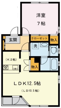 セレス代沢202の間取り