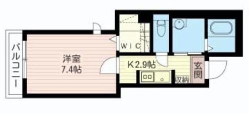 ロランジュ中目黒303の間取り