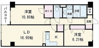 リベラル桜新町303の間取り