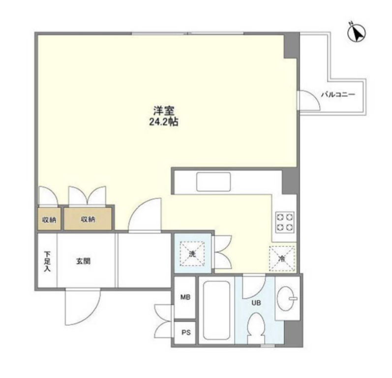 カームハウス東山203の間取り