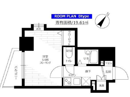 ステージファースト三軒茶屋304の間取り