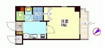 シャトレ東山301の間取り