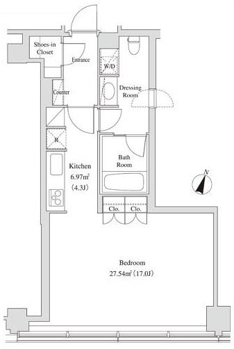 ラ・トゥール青葉台2511の間取り