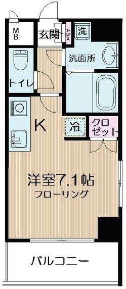 カサ・デ・チェーロ502の間取り