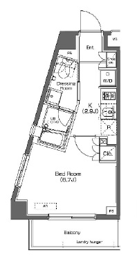 プラウドフラット学芸大学303の間取り