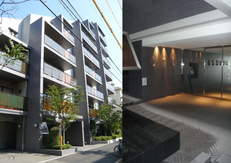 ピアース三宿4階部分の外観