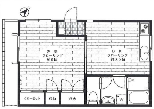 東山1丁目メゾン101の間取り