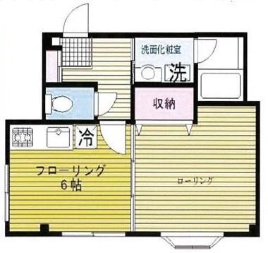 アミスター中目黒201の間取り