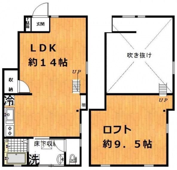 ボンチック中目黒102の間取り