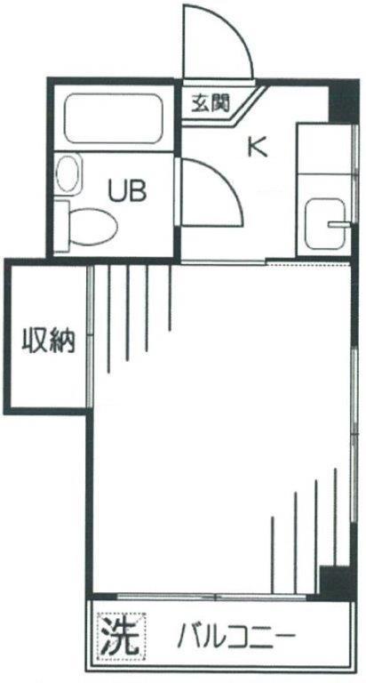 ティアラ池尻201の間取り