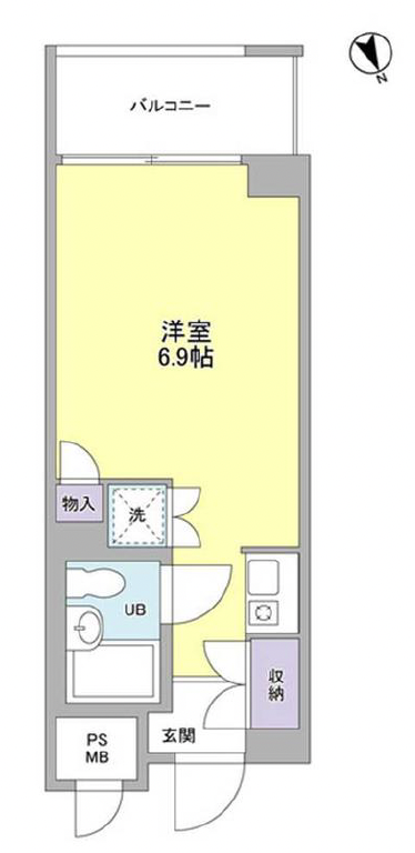 コリドー池尻303の間取り