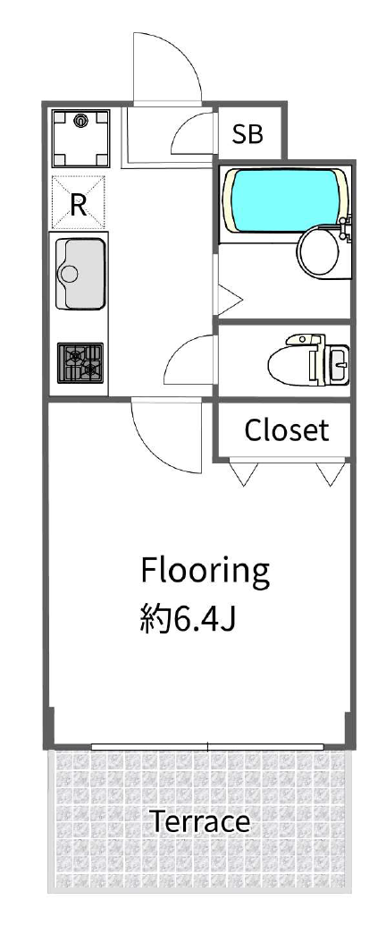 グリーンヒルNAKANO105の間取り