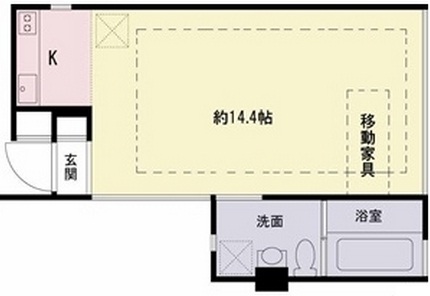 Hi-ROOMS神泉202の間取り