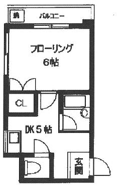 ドマーニ池尻202の間取り