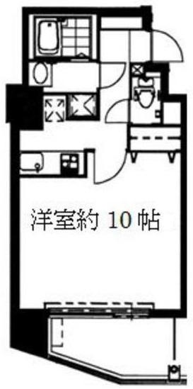 レジーナ恵比寿705の間取り