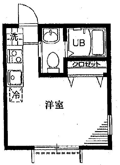 グランエッグス祐天寺B101の間取り