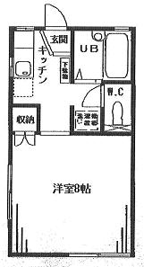 AIハイツ102の間取り