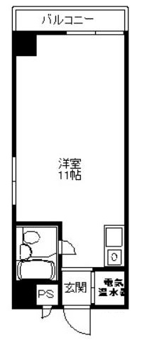 メゾン池尻大橋4F号室の間取り