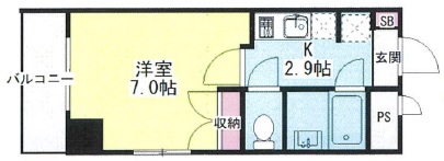 レイクパレス903の間取り