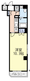 グランヴァン学芸大学203の間取り