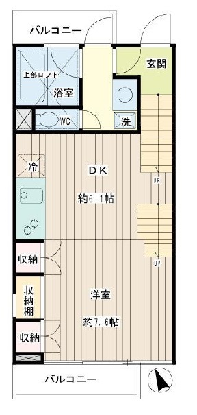 フレッグ自由が丘イーエル　FLEG自由が丘EL301の間取り