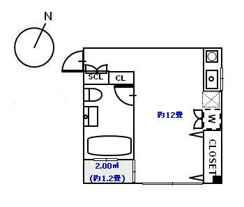 ザ　ガーデン中目黒202の間取り