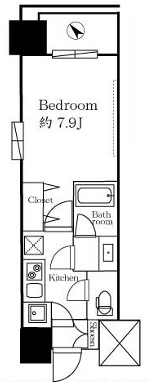 プレシャス渋谷301の間取り