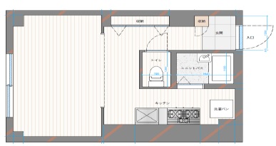 池尻マンション403の間取り
