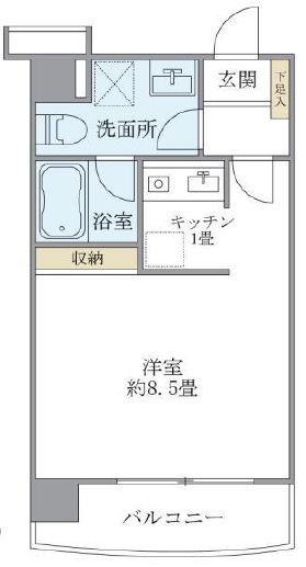 ティアラ恵比寿502の間取り