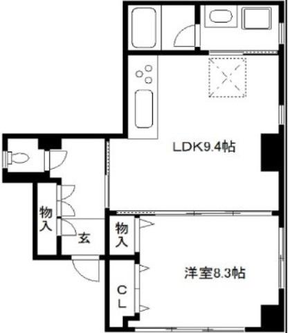 アンビエンス上目黒101の間取り