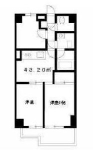 駒沢ダイヤモンドマンション402の間取り