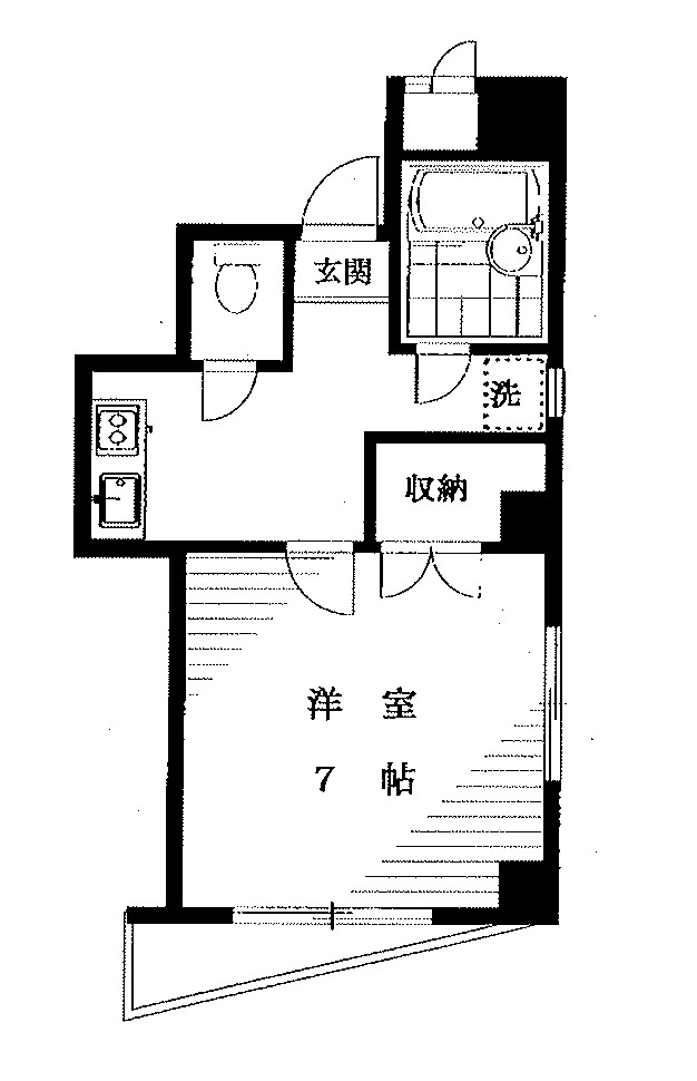 ファミール山室301の間取り