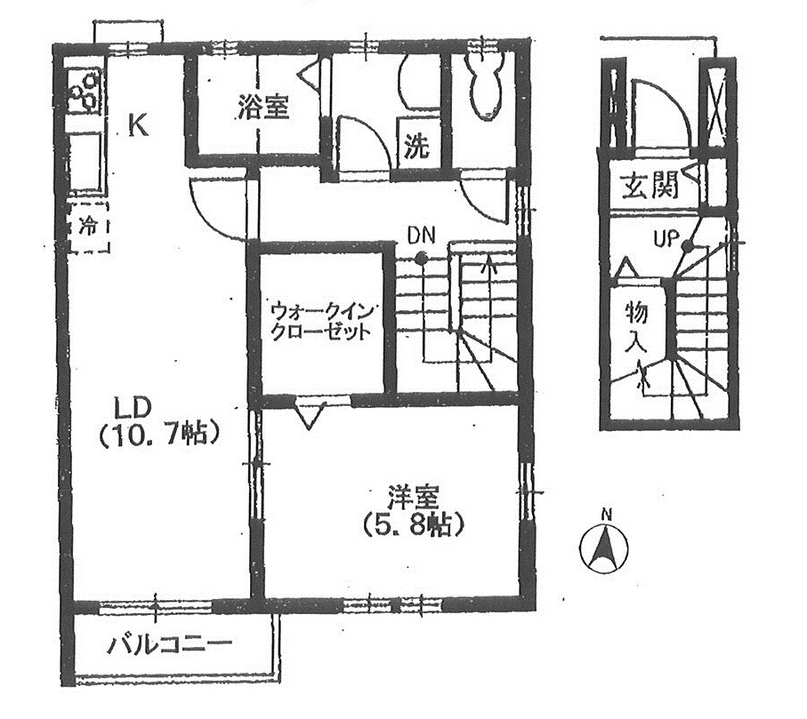 K’sフラット201の間取り